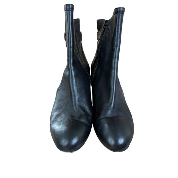 AGL Attilio Giusti Leombruni Black Leather Ankle Boots Size 39 (US 9) - Picture 3 of 13